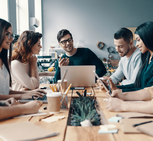 Marketing- en verkoopteam