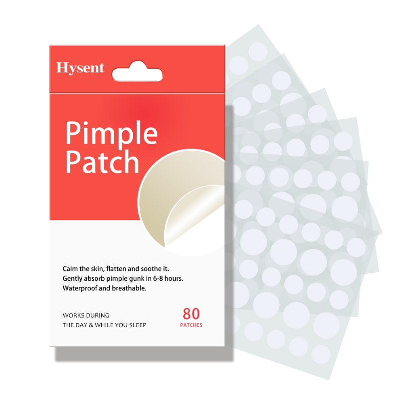Transparante hydrocolloïde acnepleister